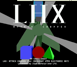 LHX Attack Chopper (Japan) Title Screen